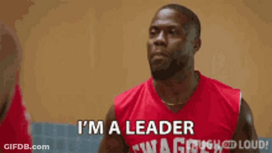 Kevin Hart Saying He Has Leadership Potential GIF