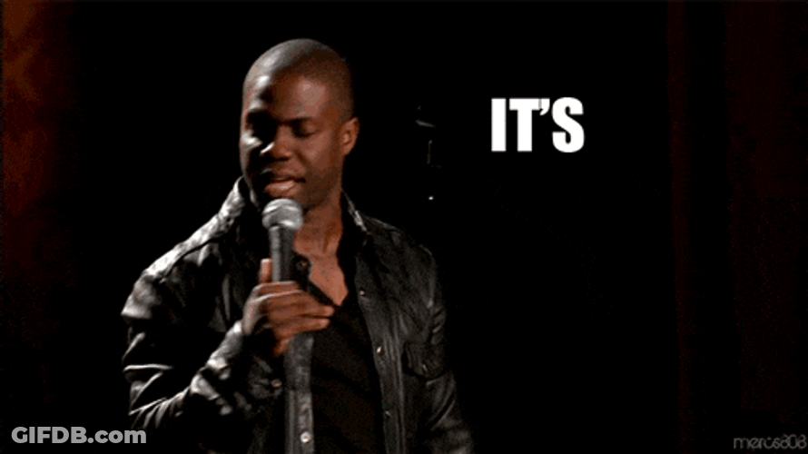 Kevin Hart Says It's About To Go Damn GIF