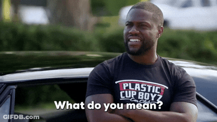 Kevin Hart What Do You Mean Damn GIF