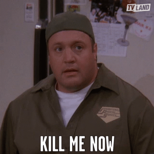 Kevin James Serious Kill Me Now GIF