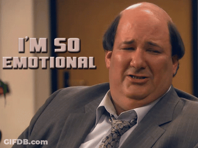 Kevin Malone Emotional Happy Crying GIF
