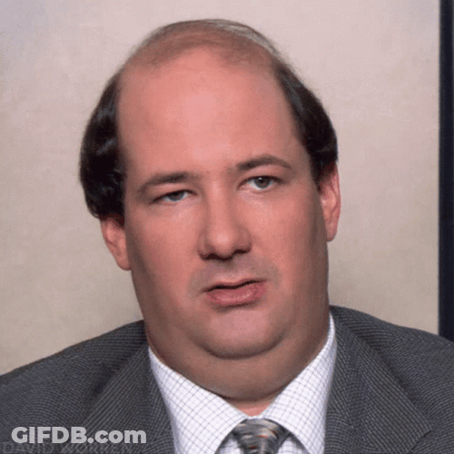Kevin Malone The Office Fake Smile GIF