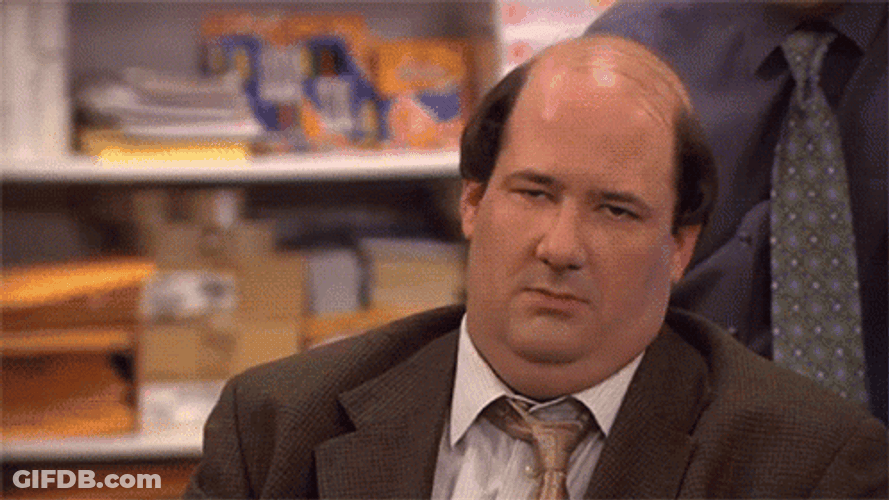 Kevin Malone Unamused GIF