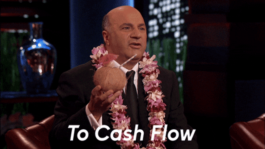 Kevin O'Leary Cheering For Money GIF
