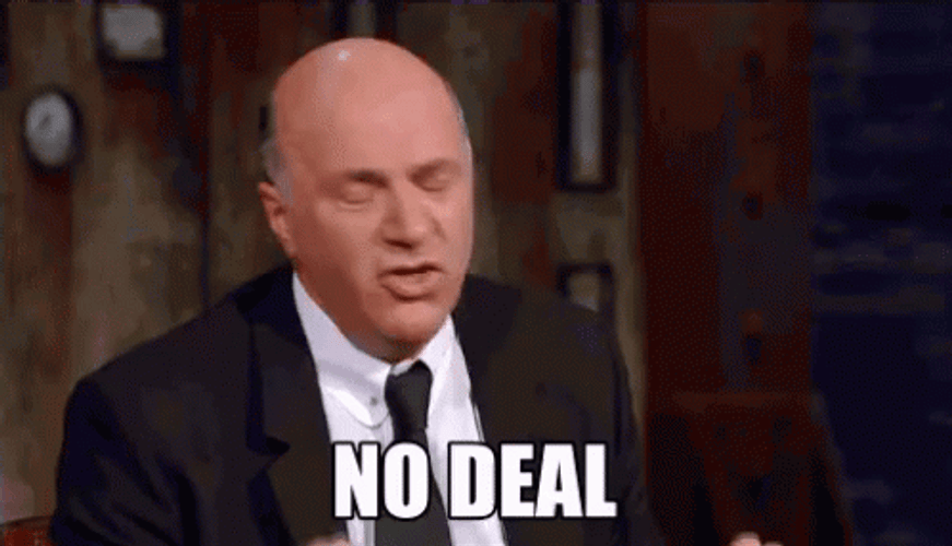 Kevin O'Leary Hands Up No Deal GIF