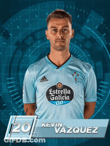 Kevin Vazquez Light Blue Adidas Shirt GIF