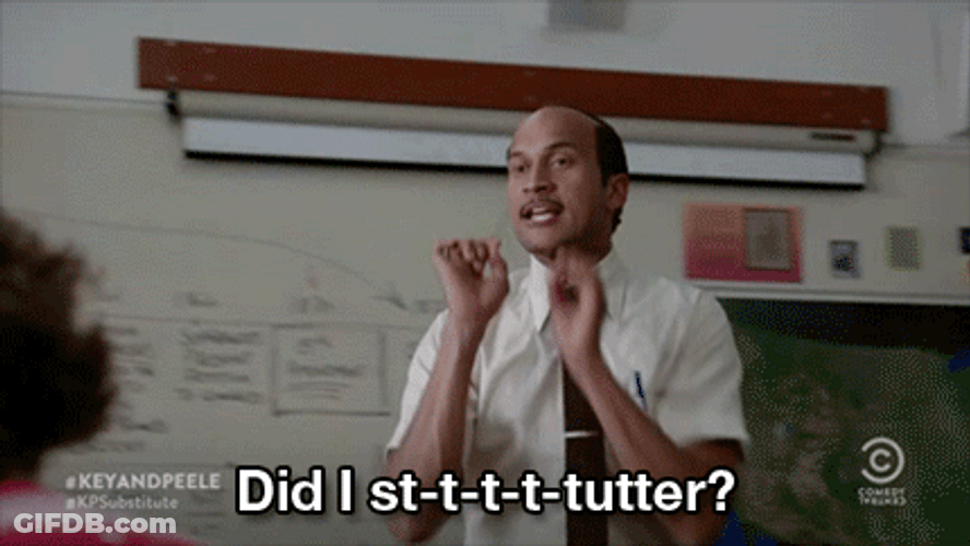 Key And Peele Michael Key Stutter GIF