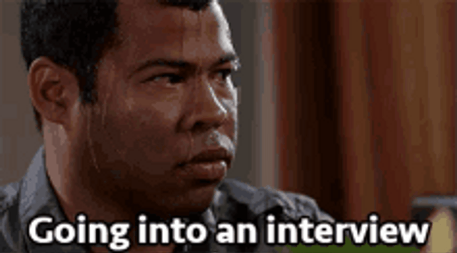 Key And Peele Sweating Going Into An Interview GIF