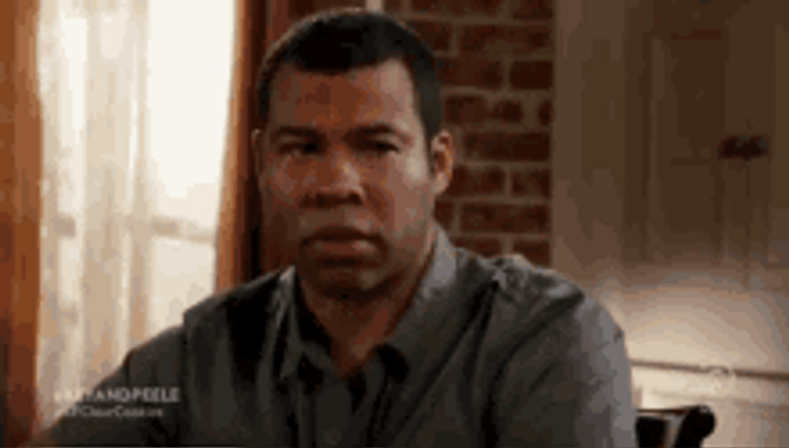 Key And Peele Sweating Meme Face Zoom In GIF