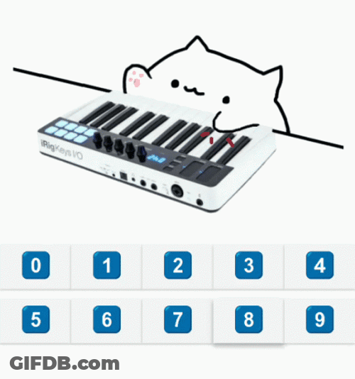 Keyboard Cat Bongo Musical GIF