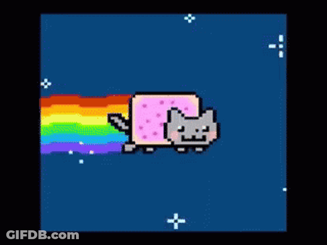 Keyboard Cat GIF