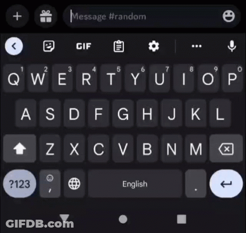 Keyboard Saying Don't Try To Unlock Your Device GIF