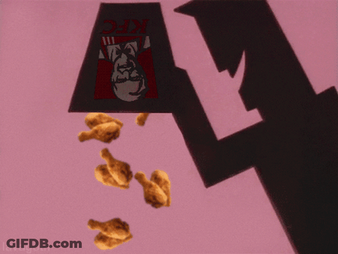 Kfc Bucket Turning Upside Down GIF
