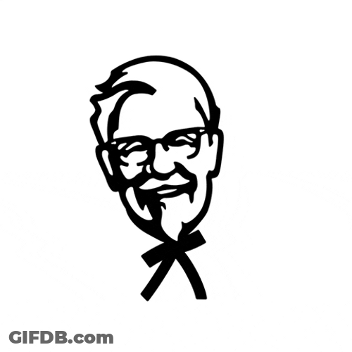 Kfc Colonel Logo Big Head GIF