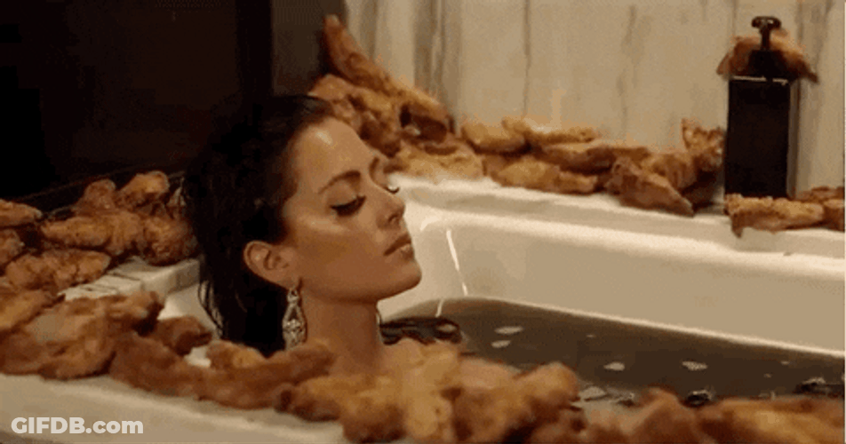 KFC Commercial Raining Vegan Nugget Meme GIF