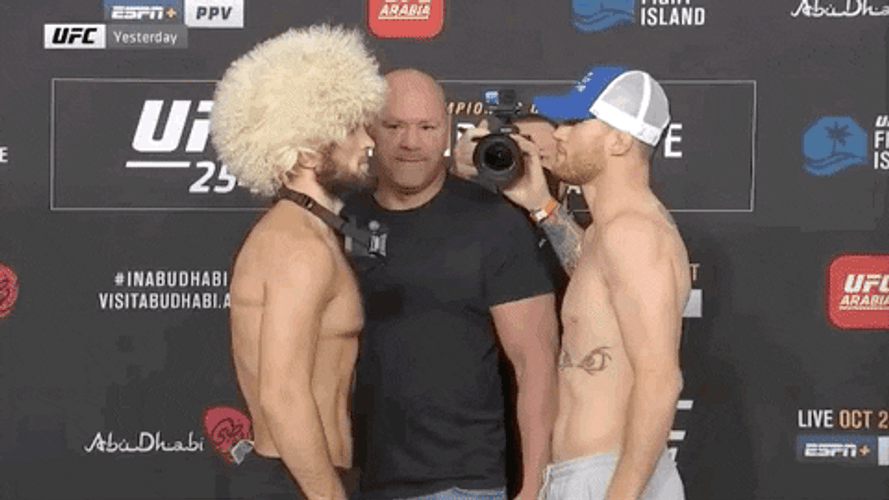 Khabib And Opponent GIF