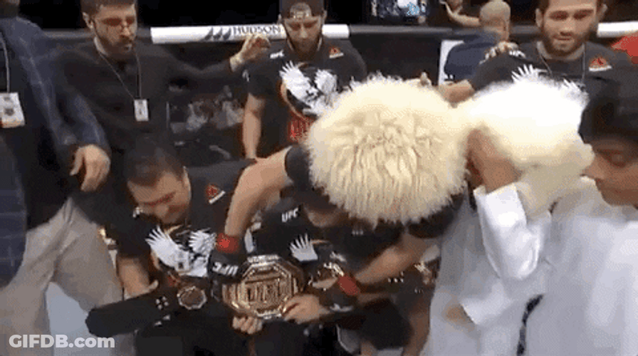Khabib And Team GIF