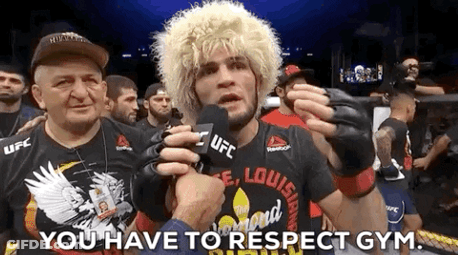 Khabib And The Team Respect The Gym GIF