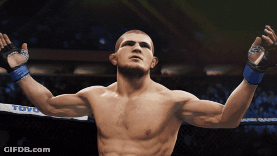 Khabib PlayStation Character GIF