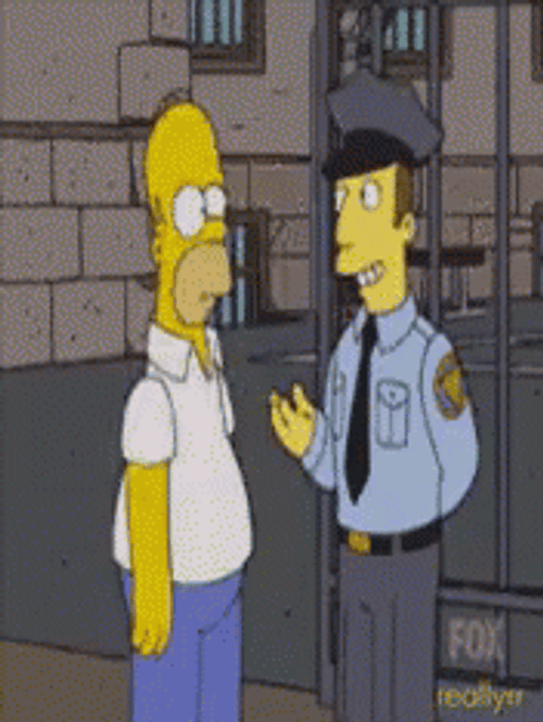 Kick In The Nuts Homer Simpson GIF