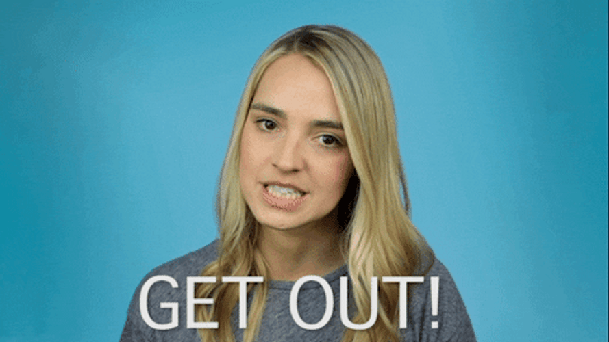 Kick Rocks Katelyn Tarver Get Out GIF