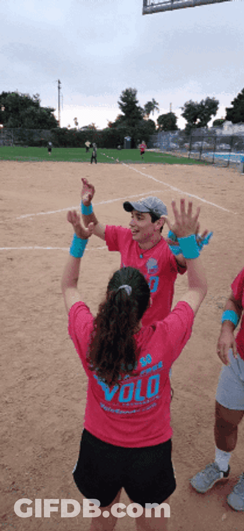 Kickball Girls Team GIF