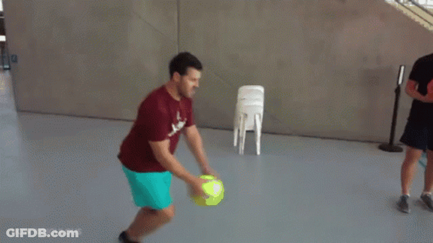 Kickball Intense Serve GIF