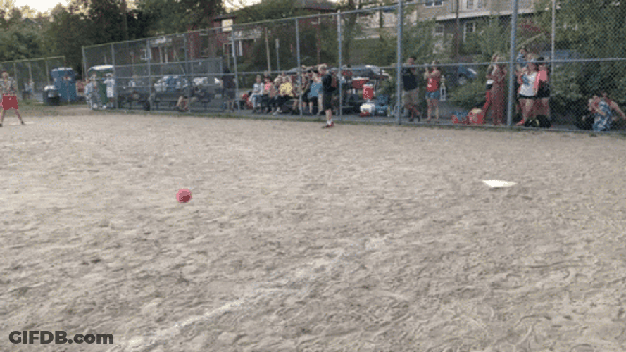 Kickball Strong Kick GIF
