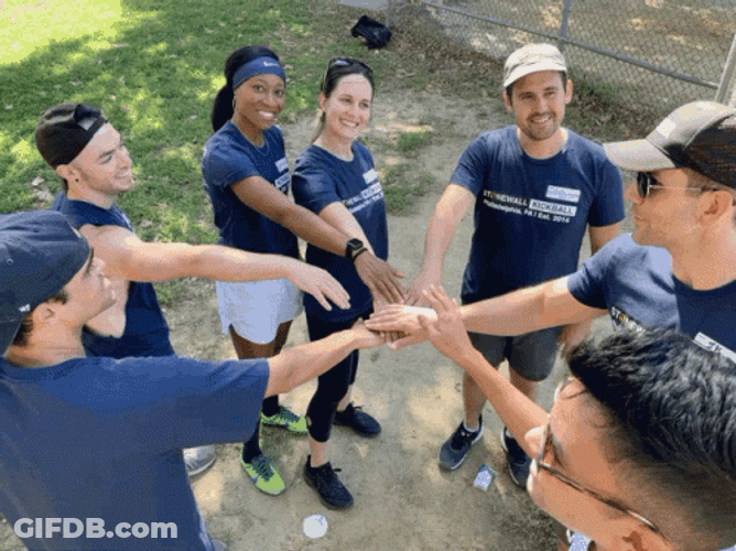 Kickball Team On The Go GIF