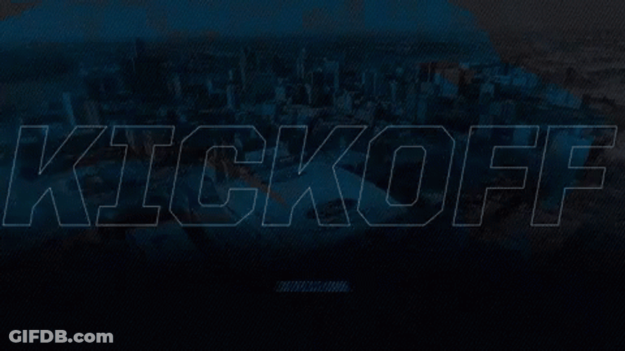 Kickoff Fading Text GIF