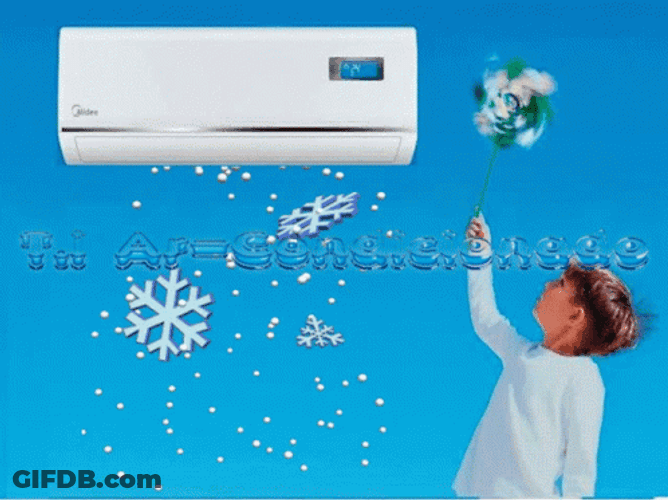 Kid Air Conditioning GIF