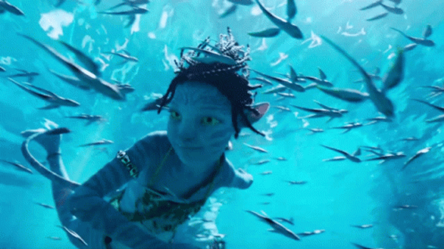 Kid Avatar 2 Swim GIF