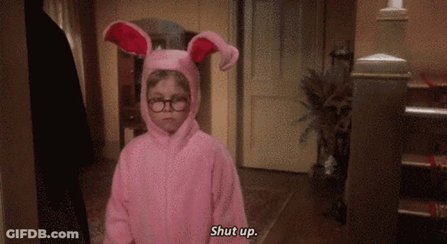 Kid Bunny Outfit Shut Up Baby I Know It GIF