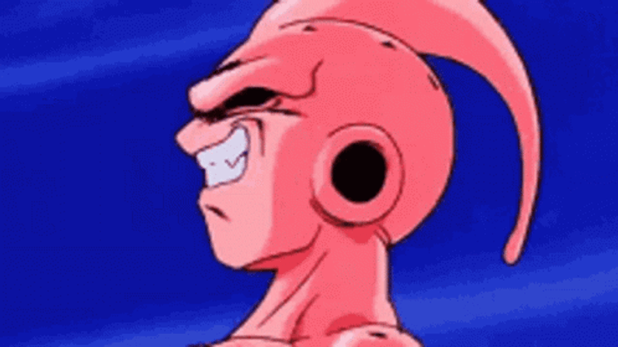 Kid Buu Wide Smile GIF