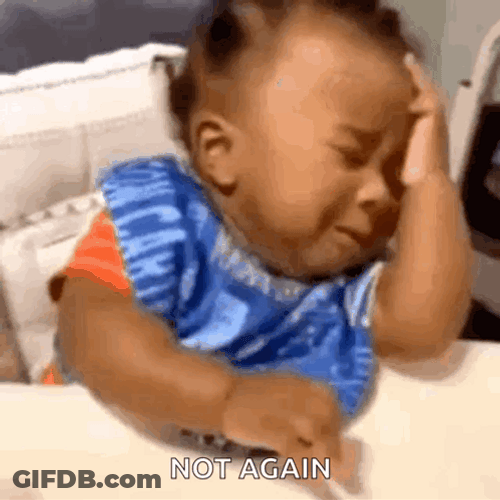 Kid Crying Not Again GIF