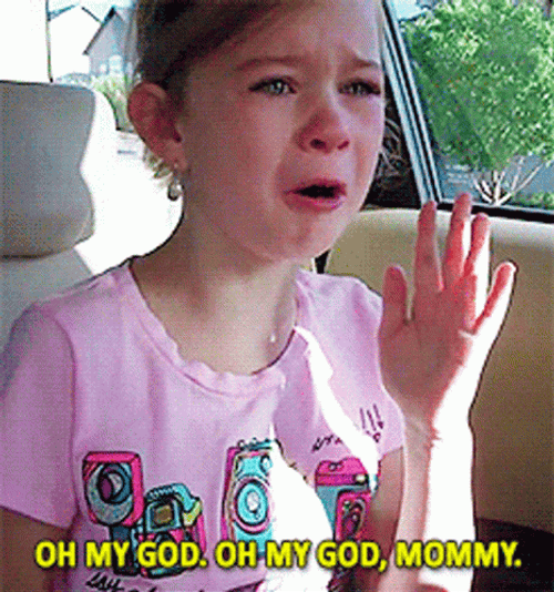 Kid Crying Saying Oh My God GIF