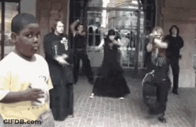 Kid Embarrassed Of White People GIF