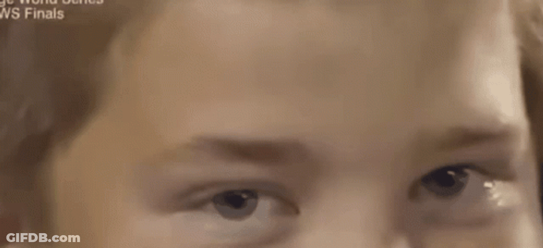Kid Eye Brow Raise Look GIF