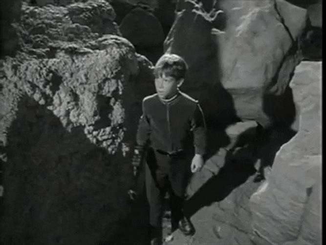 Kid Firing Laser Gun Vintage Lost In Space GIF