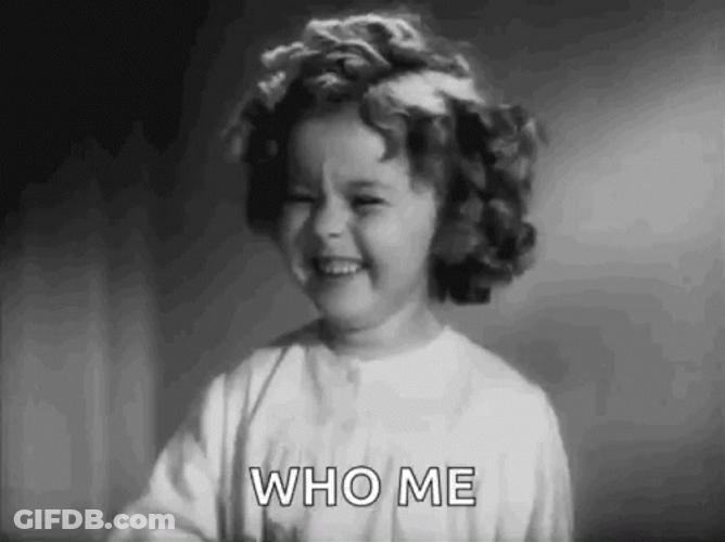 Kid Giggling Who Me GIF