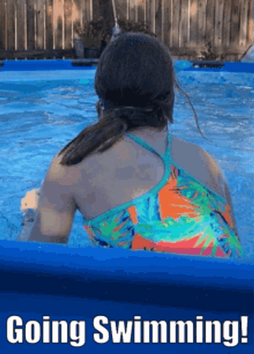 Kid Going Swimming GIF