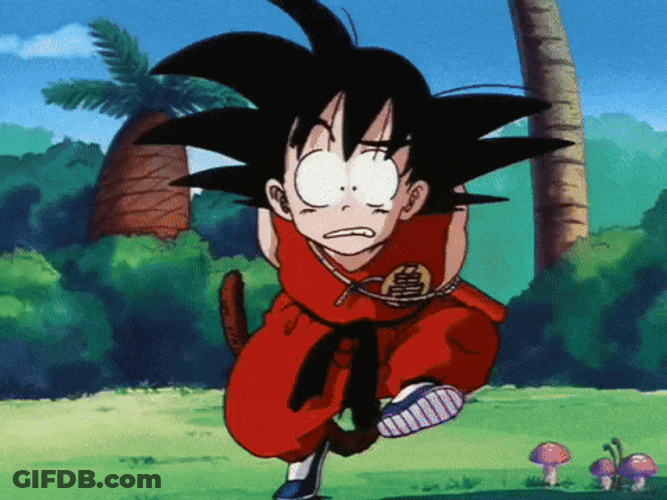 Kid Goku Dancing GIF