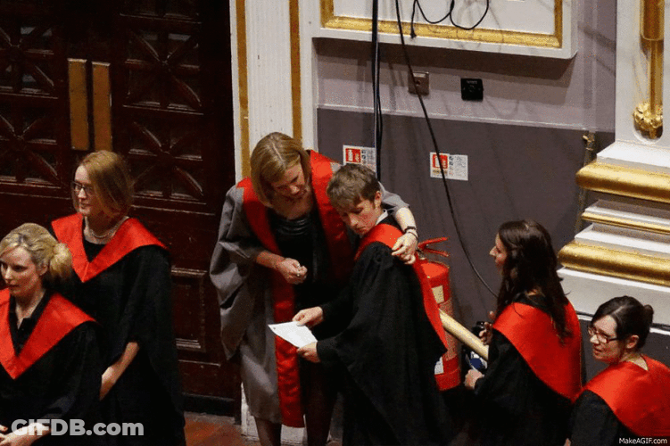 Kid Graduation Ceremony GIF
