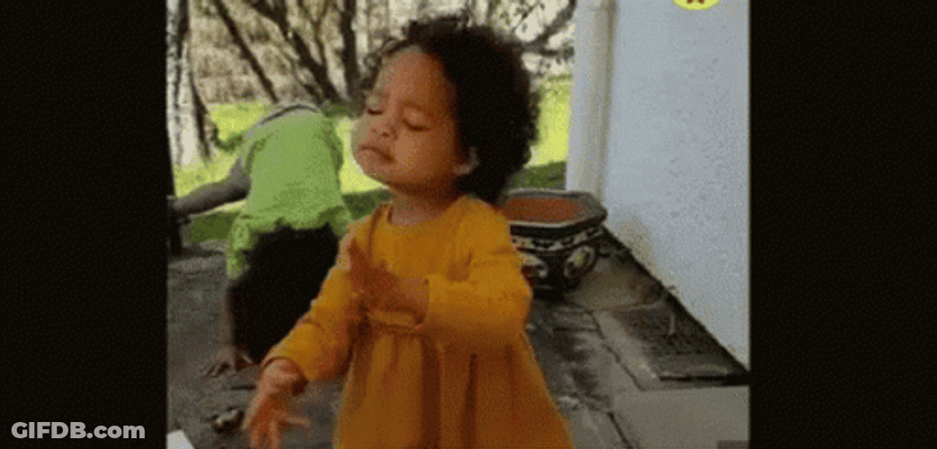 Kid Having Time With Sibling GIF