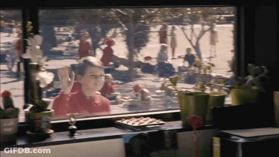 Kid  In Red Thumbs Up GIF