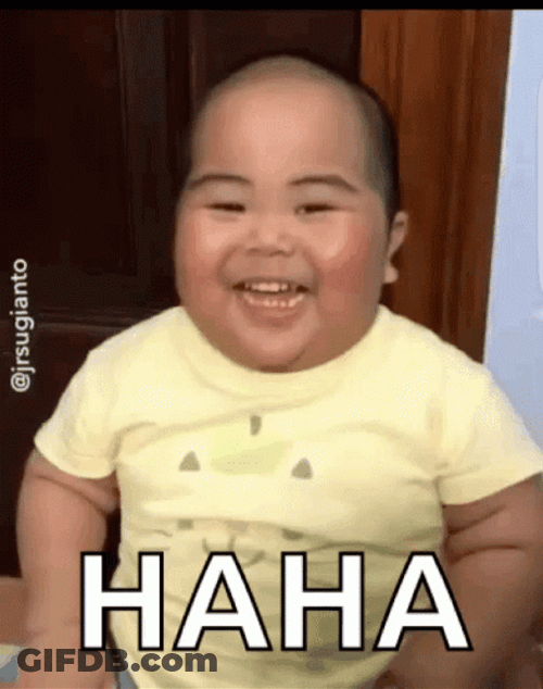 Kid Laughing Hard Haha GIF