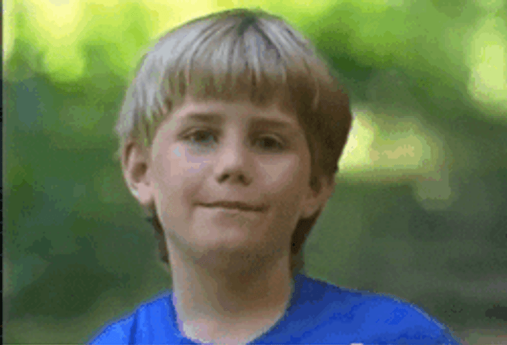 Kid Looking Around With Confused Face GIF