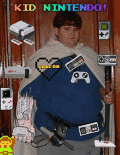 Kid Nes Gamer GIF