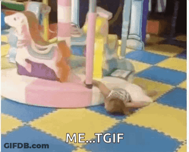 Kid On Carousel Tgif Meme GIF