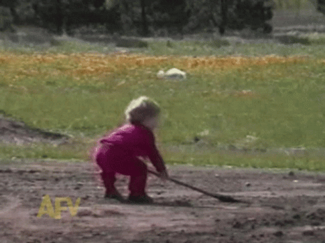 Kid Playing Digging GIF